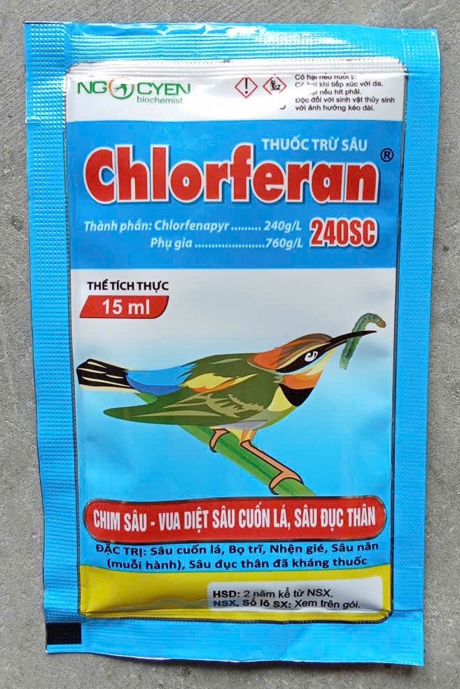 Chlorferan 240SC ( Cuốn Lá, Trĩ, Đục Thân )