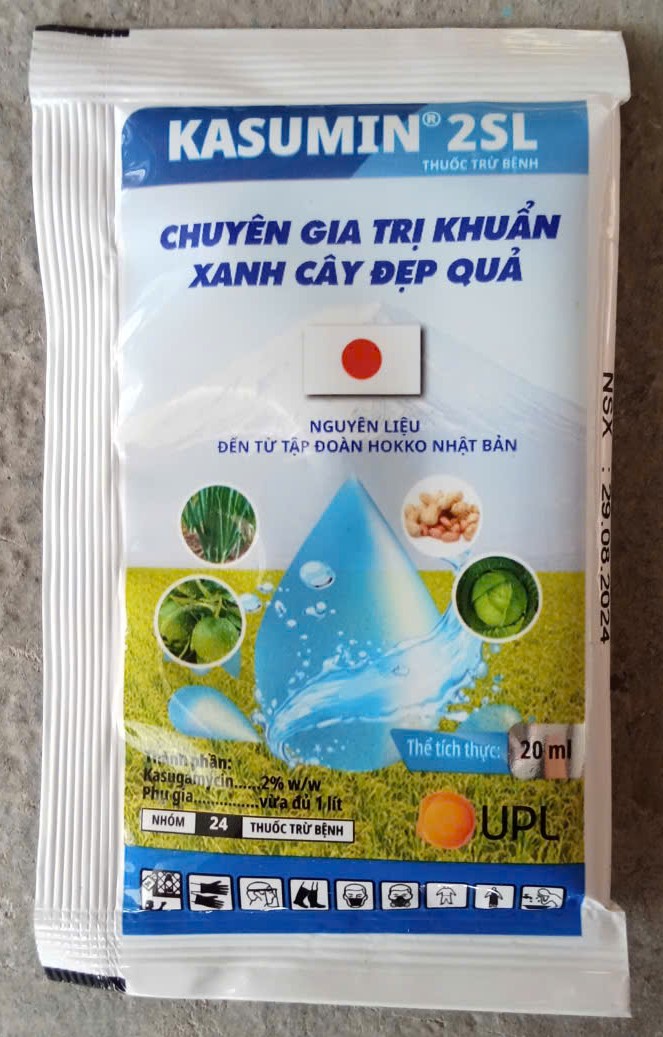 Kasugamycin ( Vi khuẩn, thối nhũn, cháy lá )