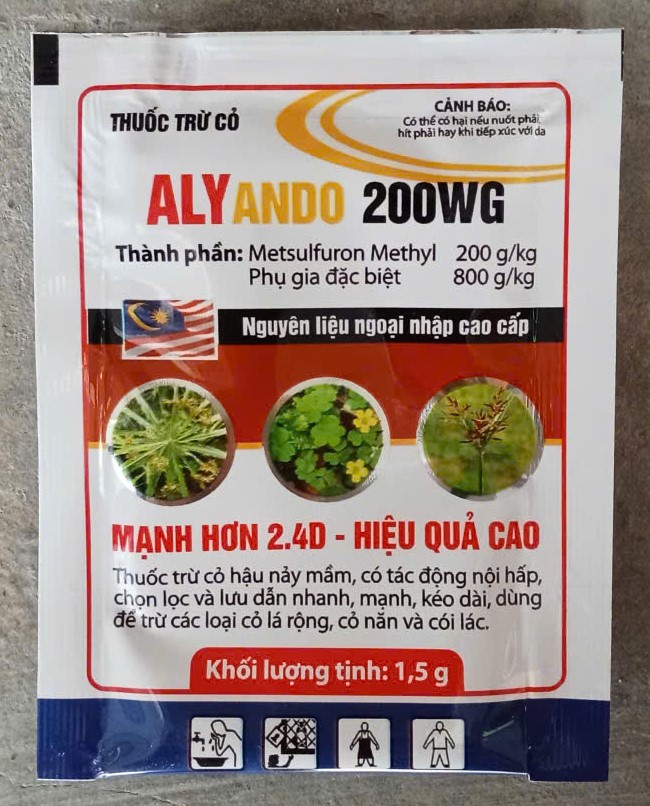 ALYANDO 200WG (  Trừ cỏ ruộng hậu nảy mầm )