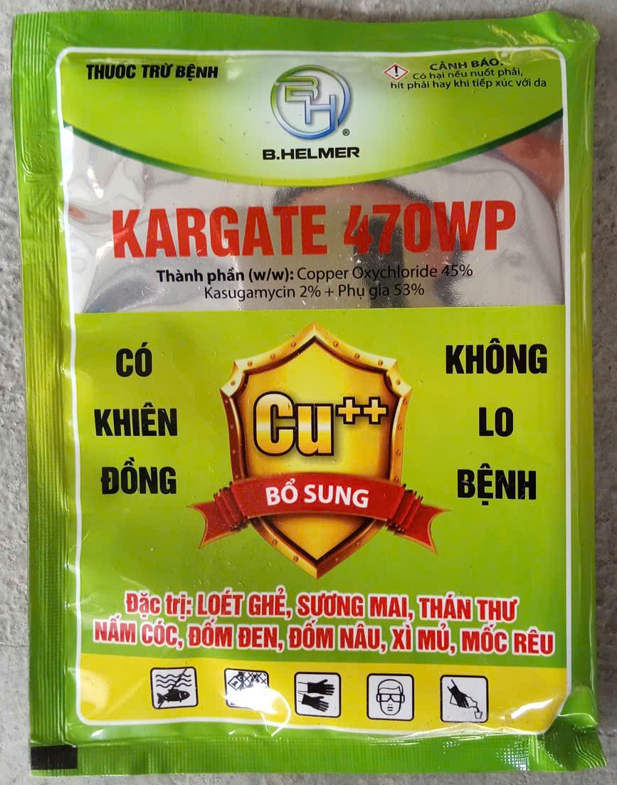 KARGATE 470WP ( Loét ghẻ, sương mai, thán thư )