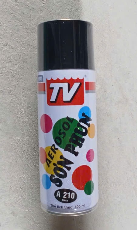 Sơn A 210 Phun, Sơn Xịt Màu Đen ( Lọ )