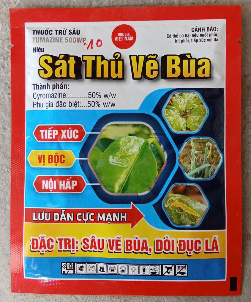 Sát Thủ Vẽ Bùa ( Sâu vẽ bùa, dòi đục lá )