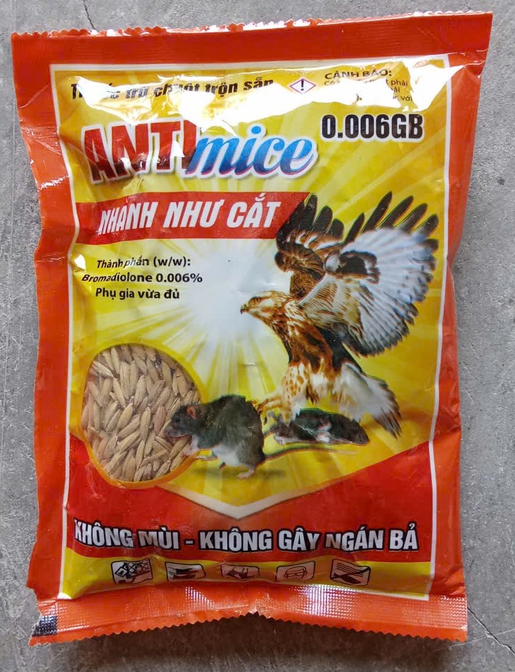 Thuốc diệt chuột Antimice 0.006GB 110 Gram