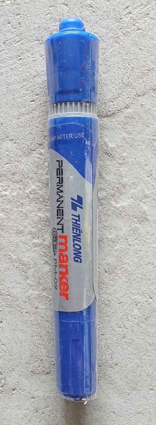 Bút Lông Dầu Màu Xanh Thân To ( Chiếc )
