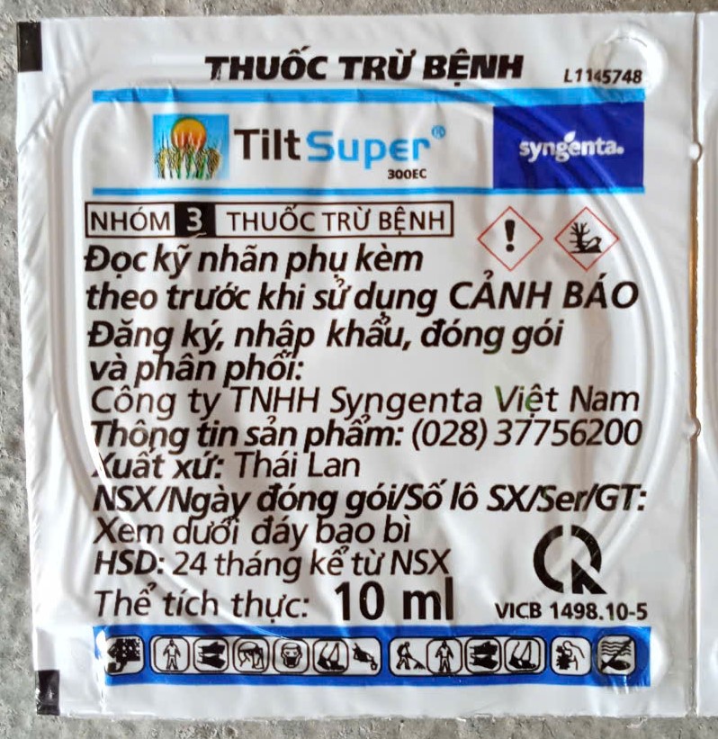 Tilt Super 300EC ( Nấm, Lem lép hạt )