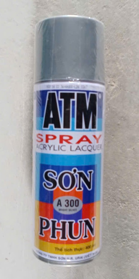 Sơn A 300 Phun, Sơn Xịt Màu Bạc ( Lọ )