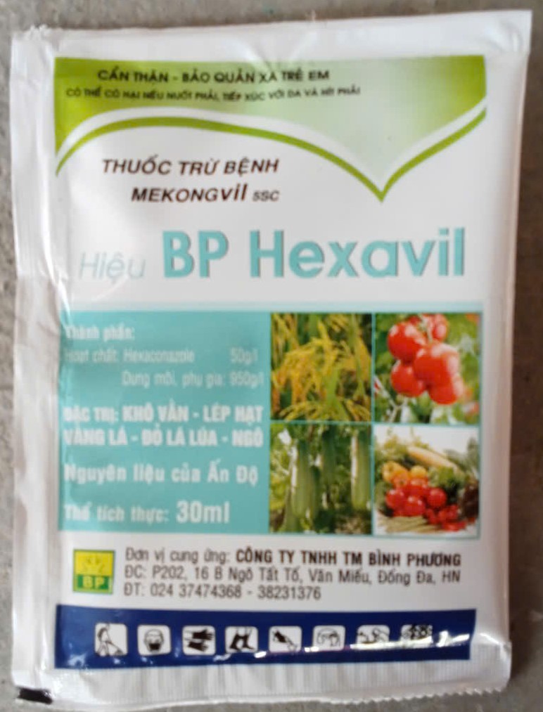 BP Hexavil ( Khô vằn, lép hạt, vàng lá )